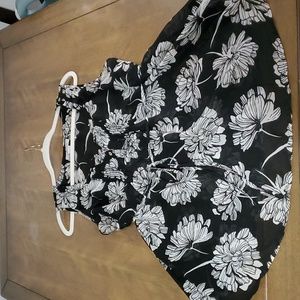 Motherhood floral shear maternity top